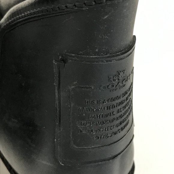 coach tristee rain boots size 7